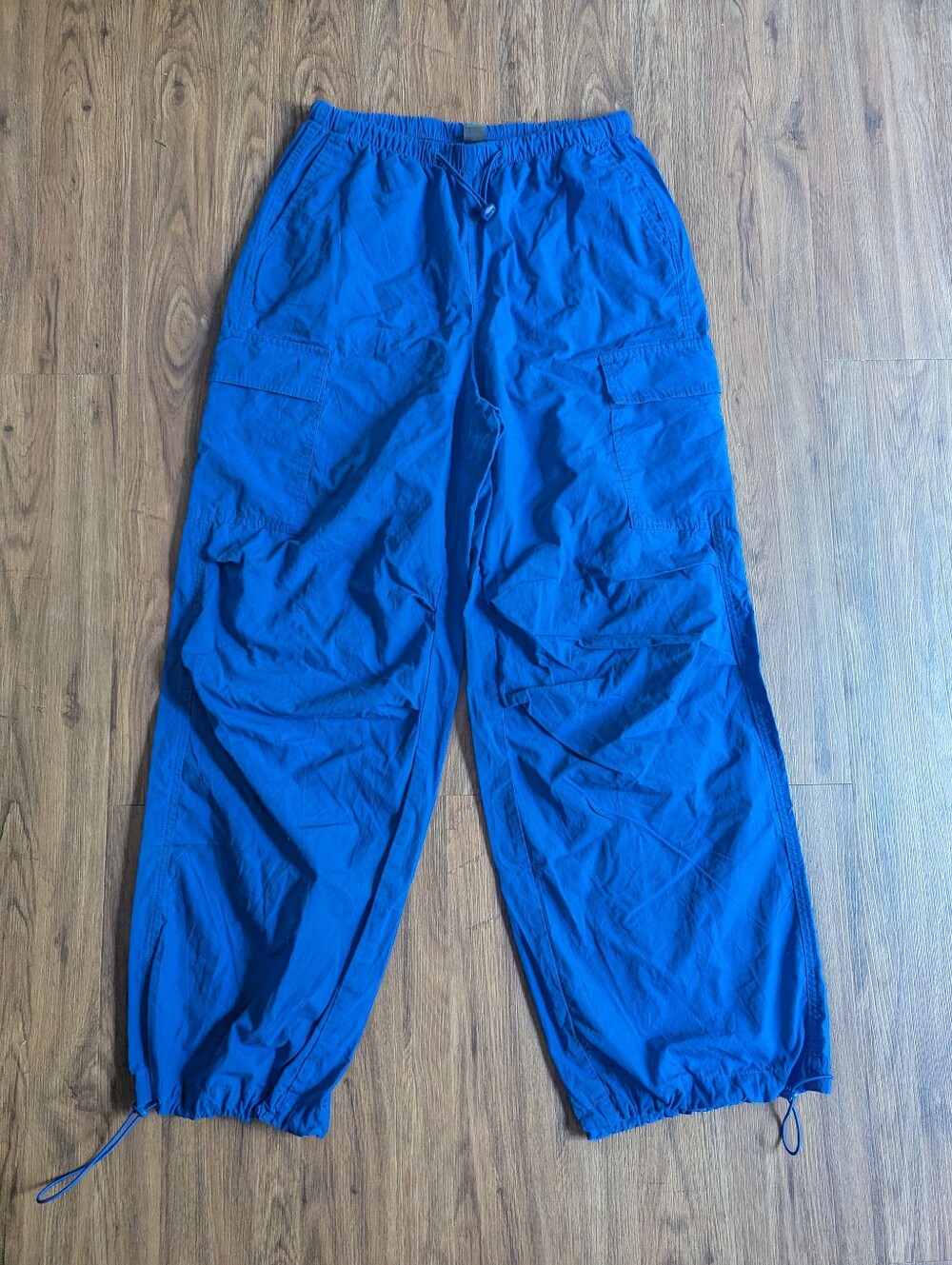 Women's Royal Blue Cargo Joggers Sz S